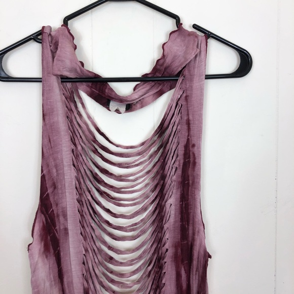 Glitz Tie Dye Cut Out Tank Sz M - Picture 8 of 9